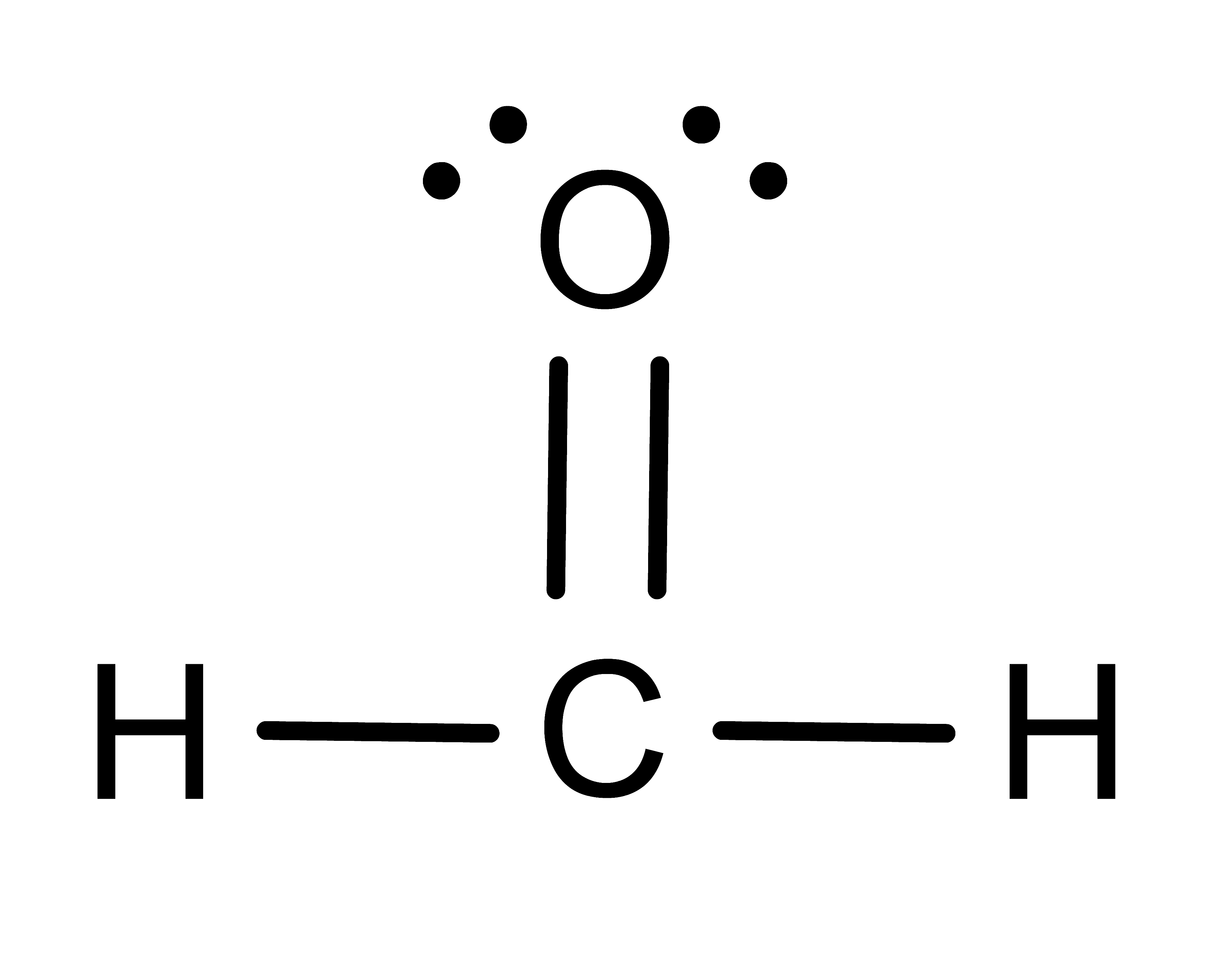 Formaldehyde molecule