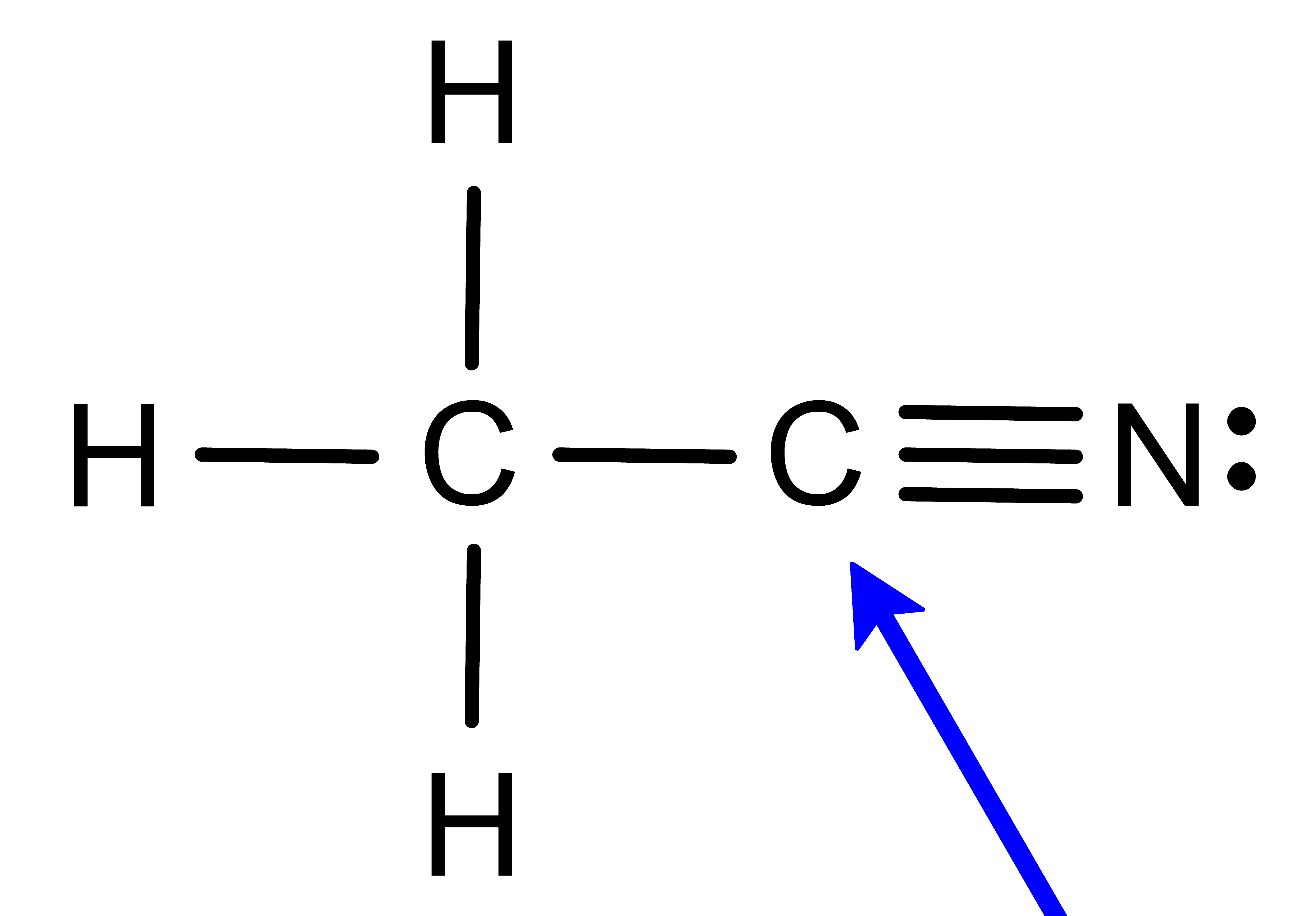 Acetonitrile molecule